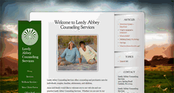 Desktop Screenshot of leedyabbeycounseling.com